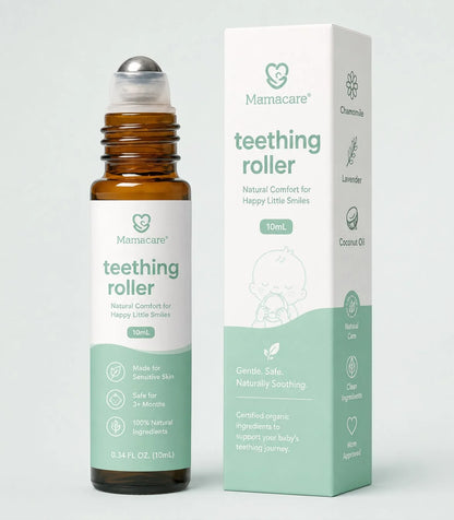 Baby Teething Roller | Natural Relief Oil – 10mL